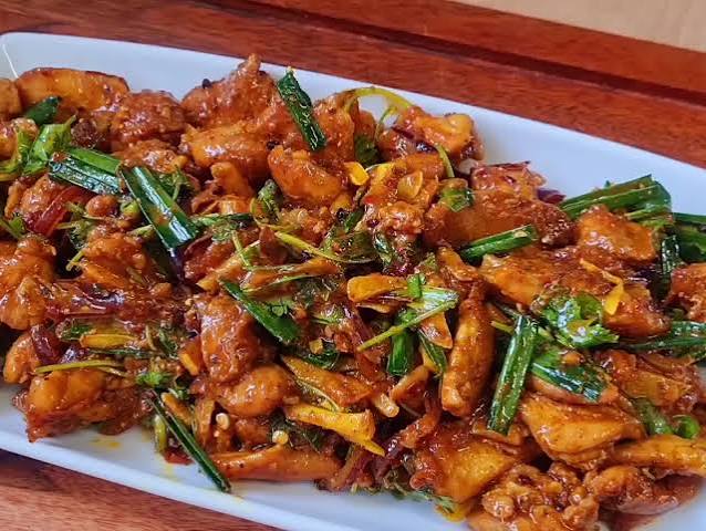Chicken Fry Sadheko